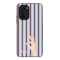 Θήκη Sonique Stripe Stories Series  για Xiaomi Poco F3 / Mi 11i Clock It