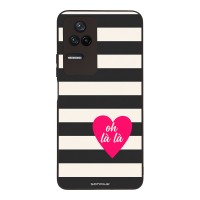 Θήκη Sonique Stripe Stories Series  για Xiaomi Poco F4 5G Oh La La – Μαύρο