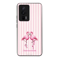 Θήκη Sonique Stripe Stories Series  για Xiaomi Poco F5 Pro 5G Φλαμίνγκο