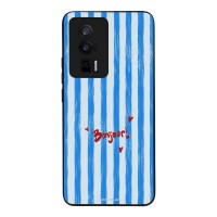 Θήκη Sonique Stripe Stories Series  για Xiaomi Poco F5 Pro 5G Bonjour Blue
