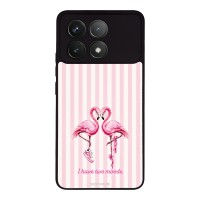 Θήκη Sonique Stripe Stories Series  για Xiaomi Poco F6 Pro 5G Φλαμίνγκο