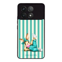 Θήκη Sonique Stripe Stories Series  για Xiaomi Poco F6 Pro 5G Iconic Λαγουδάκι
