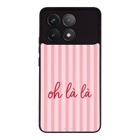 Θήκη Sonique Stripe Stories Series  για Xiaomi Poco F6 Pro 5G Oh La La – Ροζ