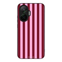 Θήκη Sonique Stripe Stories Series  για Xiaomi Poco F7 5G Ρίγες Ροζ – Κόκκινο