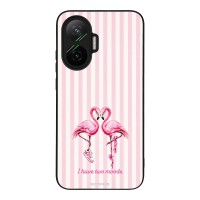 Θήκη Sonique Stripe Stories Series  για Xiaomi Poco F7 5G Φλαμίνγκο