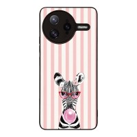 Θήκη Sonique Stripe Stories Series  για Xiaomi Poco F7 Ultra 5G Ζέβρα – Τσιχλόφουσκα