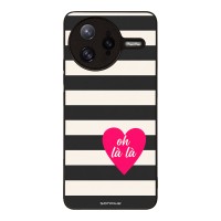 Θήκη Sonique Stripe Stories Series  για Xiaomi Poco F7 Ultra 5G Oh La La – Μαύρο