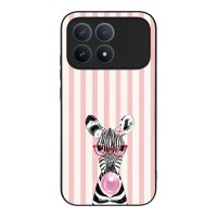 Θήκη Sonique Stripe Stories Series  για Xiaomi Poco F8 Pro 5G Ζέβρα – Τσιχλόφουσκα