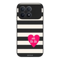 Θήκη Sonique Stripe Stories Series  για Xiaomi Poco F8 Pro 5G Oh La La – Μαύρο