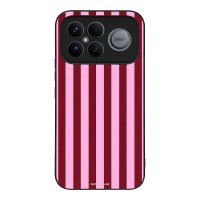 Θήκη Sonique Stripe Stories Series  για Xiaomi Poco F8 Ultra 5G Ρίγες Ροζ – Κόκκινο