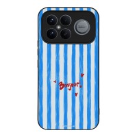 Θήκη Sonique Stripe Stories Series  για Xiaomi Poco F8 Ultra 5G Bonjour Blue