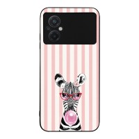 Θήκη Sonique Stripe Stories Series  για Xiaomi Poco M5 Ζέβρα – Τσιχλόφουσκα