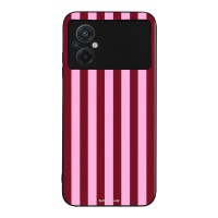 Θήκη Sonique Stripe Stories Series  για Xiaomi Poco M5 Ρίγες Ροζ – Κόκκινο
