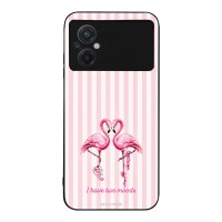 Θήκη Sonique Stripe Stories Series  για Xiaomi Poco M5 Φλαμίνγκο