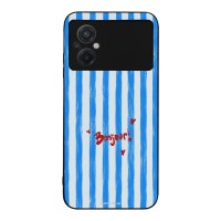 Θήκη Sonique Stripe Stories Series  για Xiaomi Poco M5 Bonjour Blue