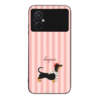 Θήκη Sonique Stripe Stories Series  για Xiaomi Poco M5 Bonjour Puppy