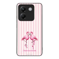 Θήκη Sonique Stripe Stories Series  για Xiaomi Poco M7 Pro 5G Φλαμίνγκο