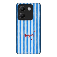 Θήκη Sonique Stripe Stories Series  για Xiaomi Poco M7 Pro 5G Bonjour Blue