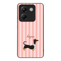 Θήκη Sonique Stripe Stories Series  για Xiaomi Poco M7 Pro 5G Bonjour Puppy