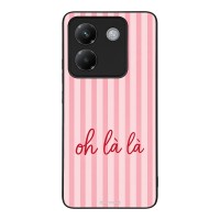 Θήκη Sonique Stripe Stories Series  για Xiaomi Poco M7 Pro 5G Oh La La – Ροζ