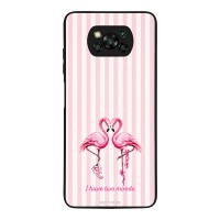 Θήκη Sonique Stripe Stories Series  για Xiaomi Poco X3 NFC / Poco X3 Pro Φλαμίνγκο
