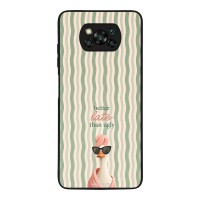 Θήκη Sonique Stripe Stories Series  για Xiaomi Poco X3 NFC / Poco X3 Pro Better Late