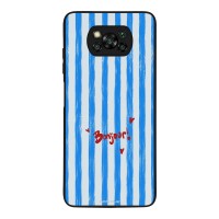 Θήκη Sonique Stripe Stories Series  για Xiaomi Poco X3 NFC / Poco X3 Pro Bonjour Blue