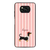 Θήκη Sonique Stripe Stories Series  για Xiaomi Poco X3 NFC / Poco X3 Pro Bonjour Puppy