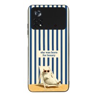 Θήκη Sonique Stripe Stories Series  για Xiaomi Poco X4 Pro 5G Born for Luxury