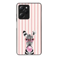Θήκη Sonique Stripe Stories Series  για Xiaomi Poco X5 Pro 5G Ζέβρα – Τσιχλόφουσκα