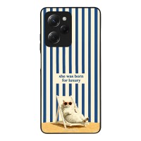 Θήκη Sonique Stripe Stories Series  για Xiaomi Poco X5 Pro 5G Born for Luxury