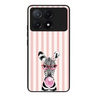 Θήκη Sonique Stripe Stories Series  για Xiaomi Poco X6 Pro 5G Ζέβρα – Τσιχλόφουσκα