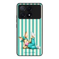 Θήκη Sonique Stripe Stories Series  για Xiaomi Poco X6 Pro 5G Iconic Λαγουδάκι