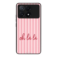 Θήκη Sonique Stripe Stories Series  για Xiaomi Poco X6 Pro 5G Oh La La – Ροζ