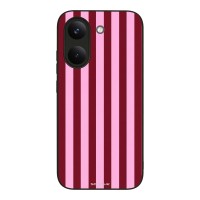 Θήκη Sonique Stripe Stories Series  για Xiaomi Poco X8 Pro 5G Ρίγες Ροζ – Κόκκινο
