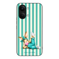 Θήκη Sonique Stripe Stories Series  για Xiaomi Poco X8 Pro Max 5G Iconic Λαγουδάκι