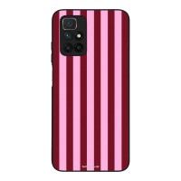 Θήκη Sonique Stripe Stories Series  για Xiaomi Redmi 10 / Redmi 10 2022 Ρίγες Ροζ – Κόκκινο