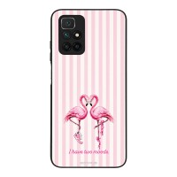Θήκη Sonique Stripe Stories Series  για Xiaomi Redmi 10 / Redmi 10 2022 Φλαμίνγκο