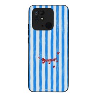 Θήκη Sonique Stripe Stories Series  για Xiaomi Redmi 10C Bonjour Blue