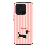 Θήκη Sonique Stripe Stories Series  για Xiaomi Redmi 10C Bonjour Puppy