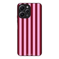 Θήκη Sonique Stripe Stories Series  για Xiaomi Redmi 12 4G / Redmi 12 5G Ρίγες Ροζ – Κόκκινο