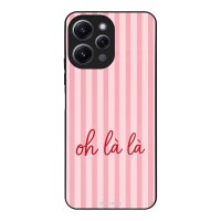 Θήκη Sonique Stripe Stories Series  για Xiaomi Redmi 12 4G / Redmi 12 5G Oh La La – Ροζ
