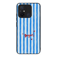 Θήκη Sonique Stripe Stories Series  για Xiaomi Redmi 12C Bonjour Blue