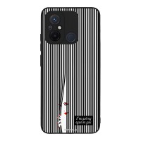 Θήκη Sonique Stripe Stories Series  για Xiaomi Redmi 12C Eye on You – Μαύρο