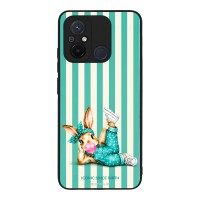Θήκη Sonique Stripe Stories Series  για Xiaomi Redmi 12C Iconic Λαγουδάκι