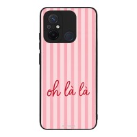 Θήκη Sonique Stripe Stories Series  για Xiaomi Redmi 12C Oh La La – Ροζ