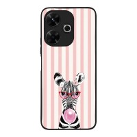 Θήκη Sonique Stripe Stories Series  για Xiaomi Redmi 13 4G / Poco M6 4G Ζέβρα – Τσιχλόφουσκα