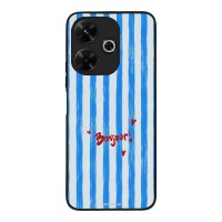 Θήκη Sonique Stripe Stories Series  για Xiaomi Redmi 13 4G / Poco M6 4G Bonjour Blue