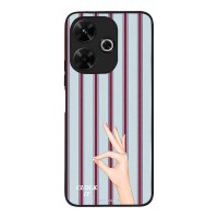 Θήκη Sonique Stripe Stories Series  για Xiaomi Redmi 13 4G / Poco M6 4G Clock It