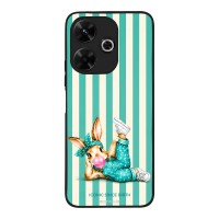 Θήκη Sonique Stripe Stories Series  για Xiaomi Redmi 13 4G / Poco M6 4G Iconic Λαγουδάκι